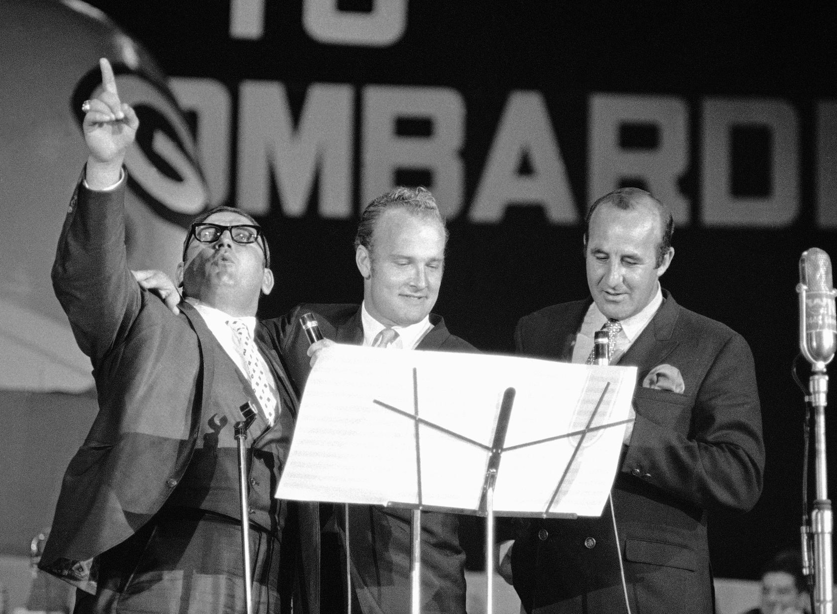 Fred Thurston, Paul Hornung, Max McGee - August 7, 1968